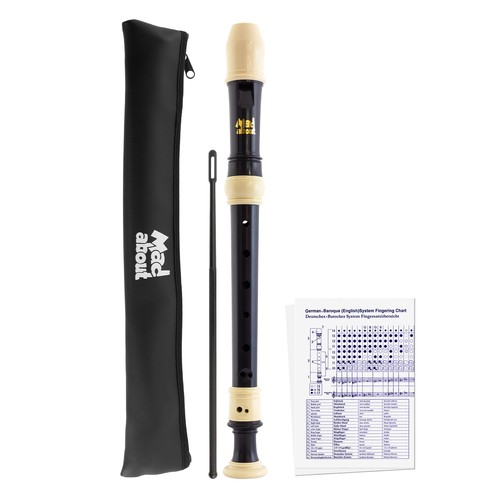 Descant recorder black - descant, &